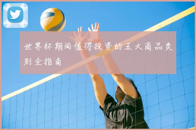 世界杯期间值得投资的五大商品类别全指南
